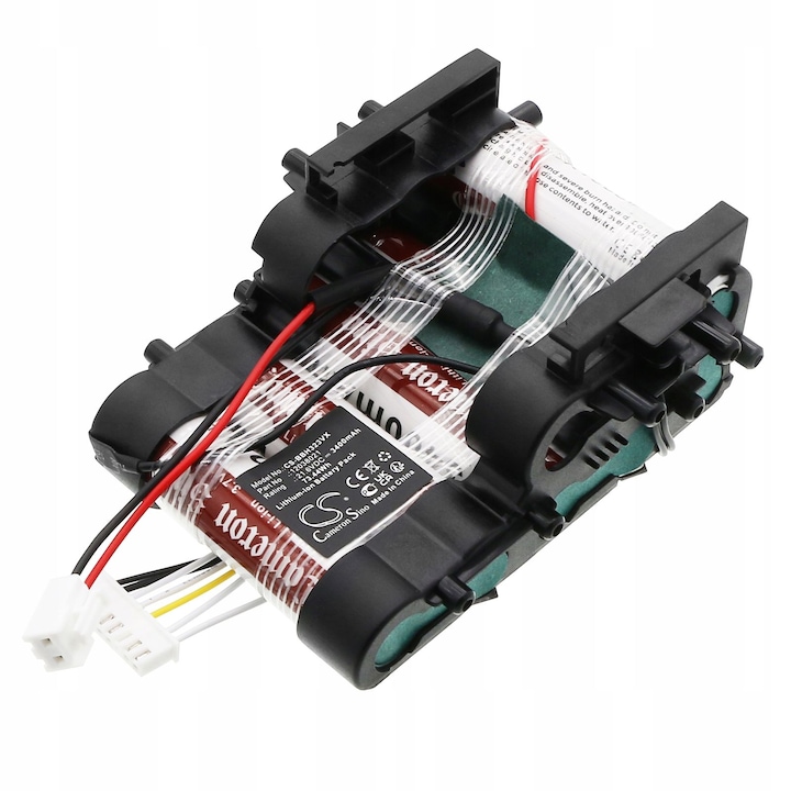 Baterie pentru aspirator Bosch, Cameron Sino, 2600mAh, 21.6V, negru, CS-BBH321VX, dimensiuni 107.30x88.70x47.50mm