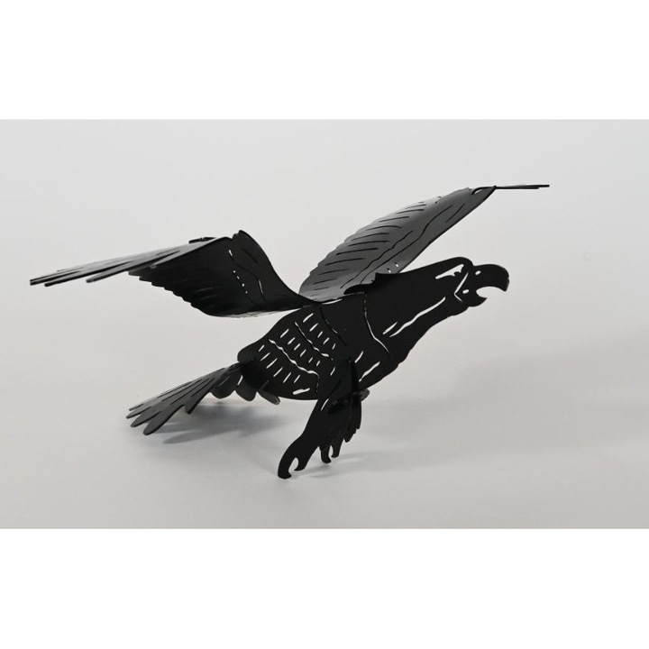 Statueta decorativa din metal - vultur in zbor, 400mmx400mmx250mm