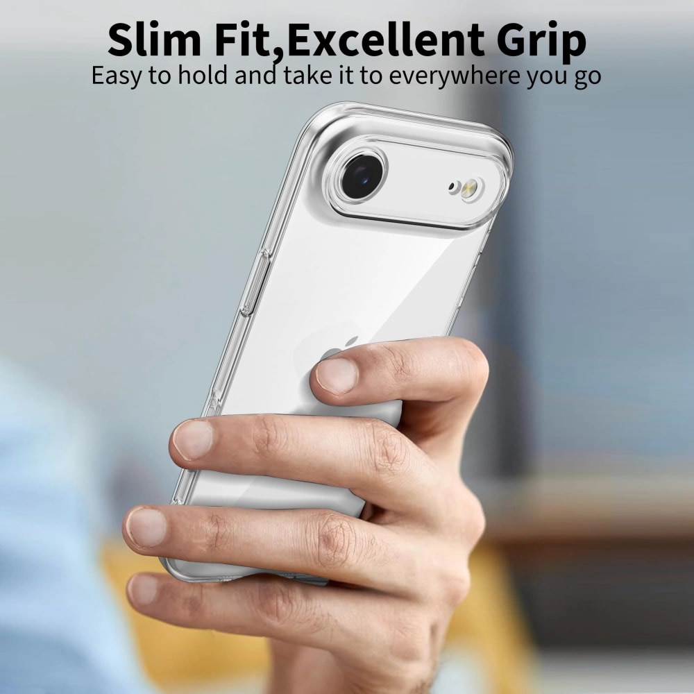 Husa pentru iPhone 17 Air, Anti-Shock 1.5mm, cu protectie lentile, transparenta