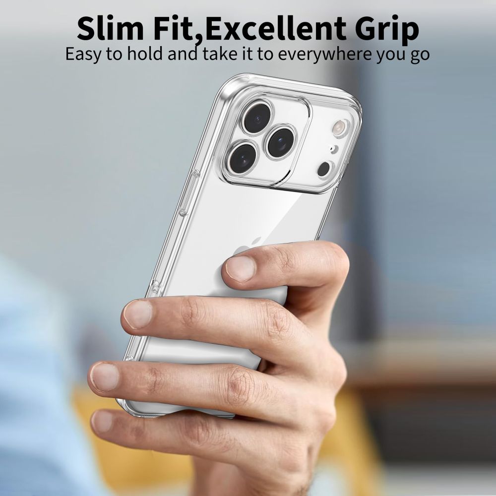 Carcasa Tech-Protect FlexAir compatibila cu iPhone 17 Pro, Transparent
