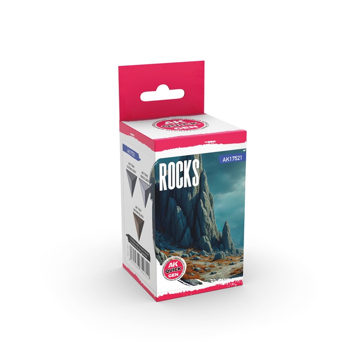 Rocks festékkészlet, AK Interactive Quick Gen, 3x18ml