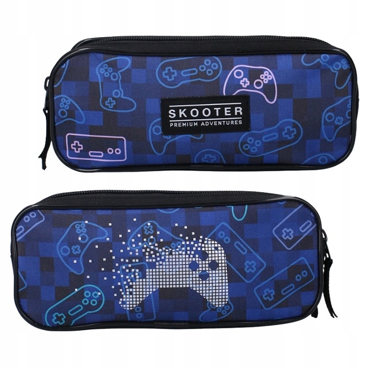 Tolltartó, Vadobag, Skooter Winning Streak, 2 külön rekesz, cipzár, tartós, kiváló minőségű, könnyű, ellenálló anyag, poliészter, többszínű