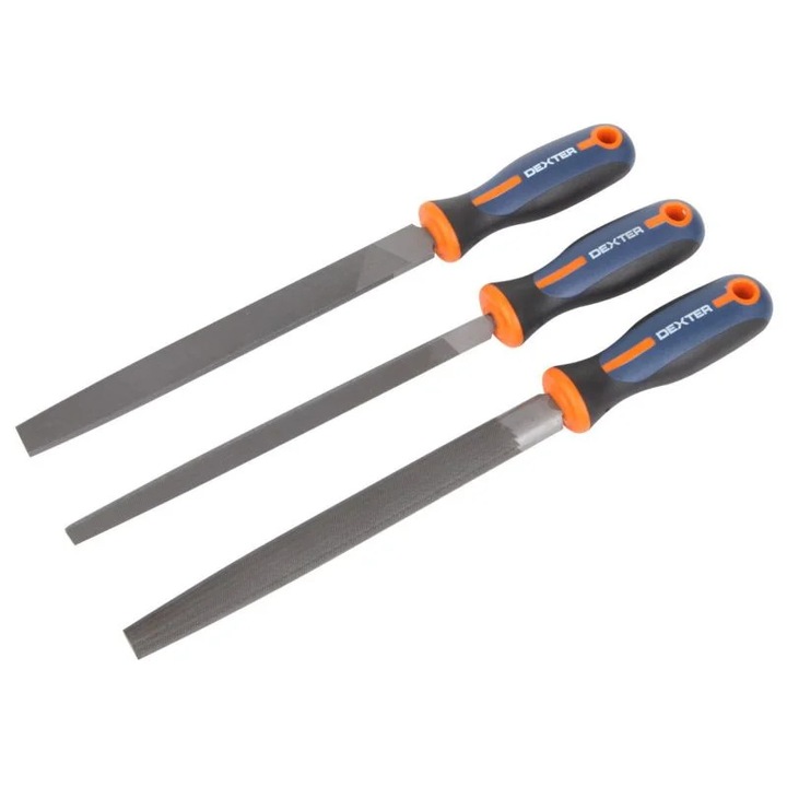 Pile lemn Dexter, maner trimaterial, 200 mm (set 3 buc)
