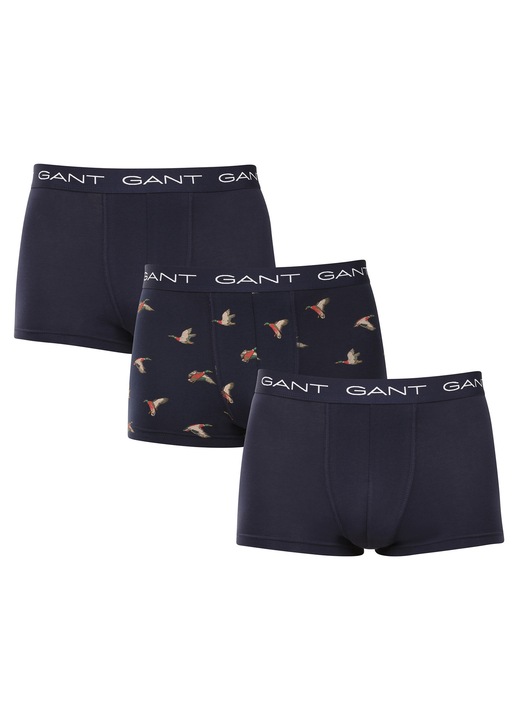 Set 3 perechi lenjerie intima barbati Gant, bumbac, (902533043-410, Bleumarin