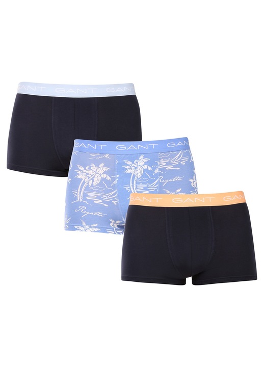 Set 3 perechi boxeri barbati Gant, bumbac, (902523023-419, Multicolor