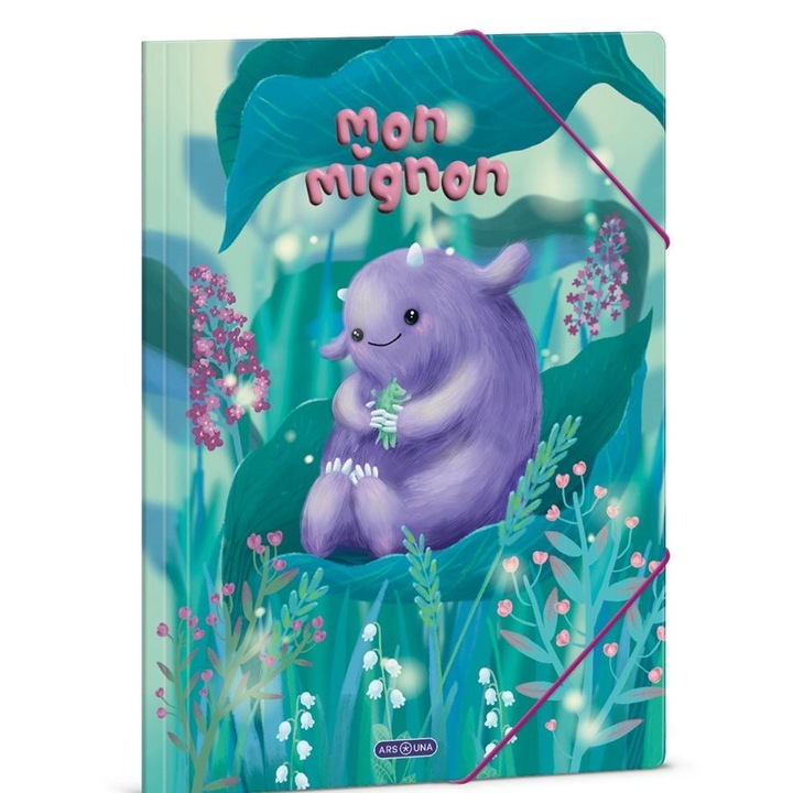 Папка с ластик A4 ARS UNA Mon Mignon (5447)