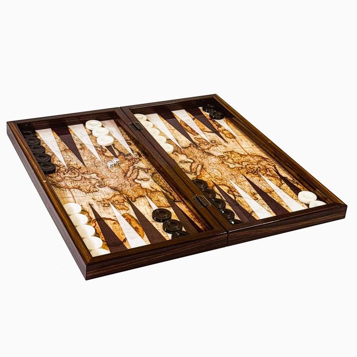 Табла за игра, Карта L' Europe, 48х48 см. дървена