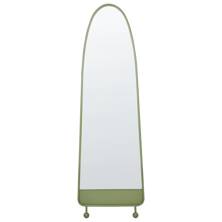Falitükör Parnay Fém Olivazöld