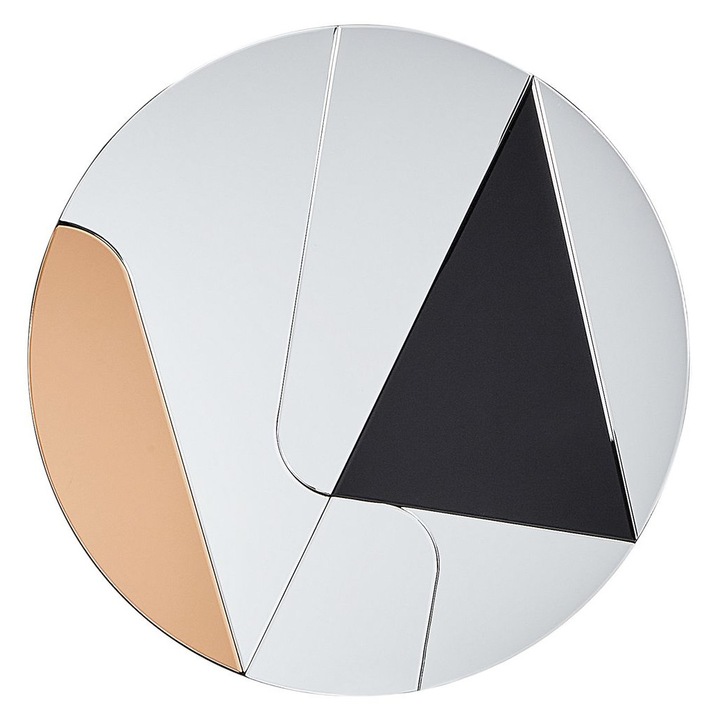 Falitükör Trouville Fekete-arany