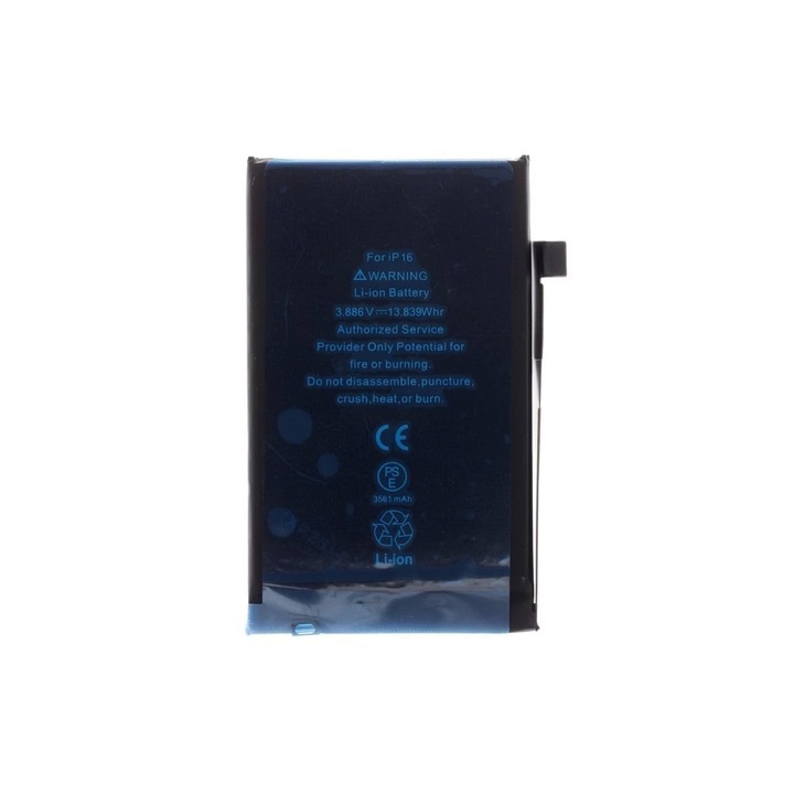 Akkumulátor iPhone 16 készülékhez 3561mAh Li-Ion - csomagolás nélküli gyári