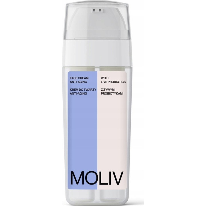 MOLIV крем за лице против стареене с живи пробиотици 30 мл