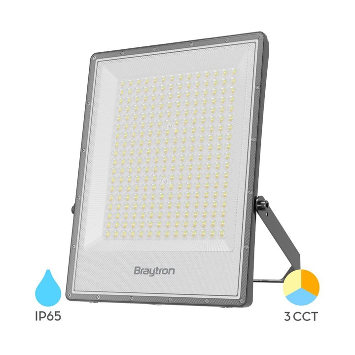 Proiector LED Braytron 300W 33000LM IP65 gri