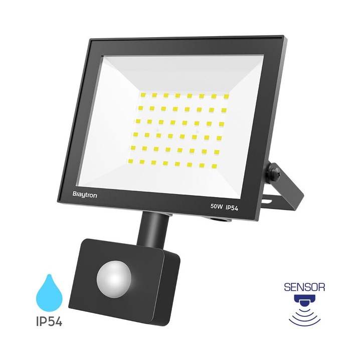 Proiector led slim, 50w, 6500k ip54