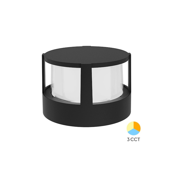 CORP LED PT EXT 15W 1450lm, 3in1 IP65 WALLS-G1 RND