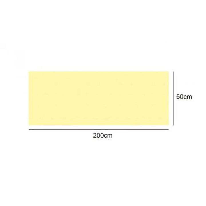 Krepppapír – sárga – 50x200cm - 21g, m²