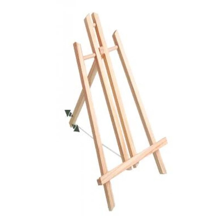 Natúr fa asztali festőállvány – 50 cm
