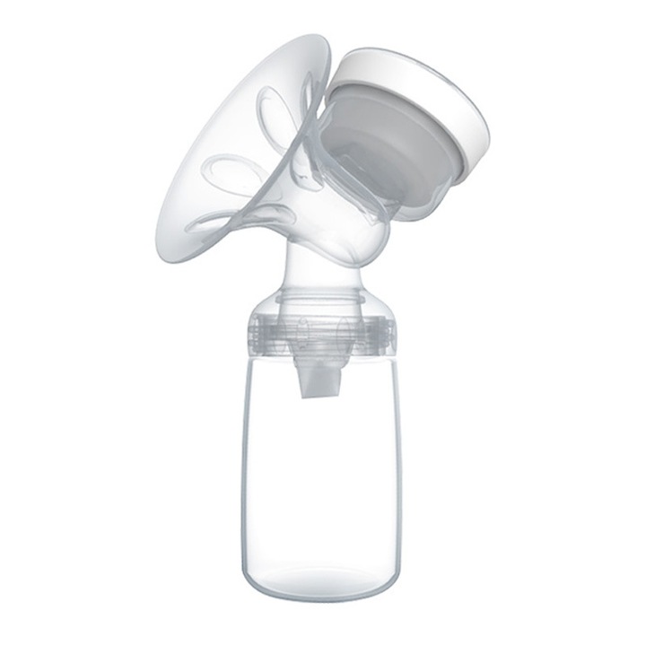 Tartozék készlet kézi mellszívóhoz, Szilikon, Háromutas palack készlet, Fehér