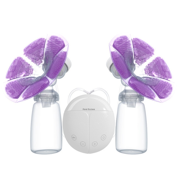 Alkatrész készlet elektromos mellszívóhoz, Szilikon, Tejszívó + 2 hideg és forró párna, fehér