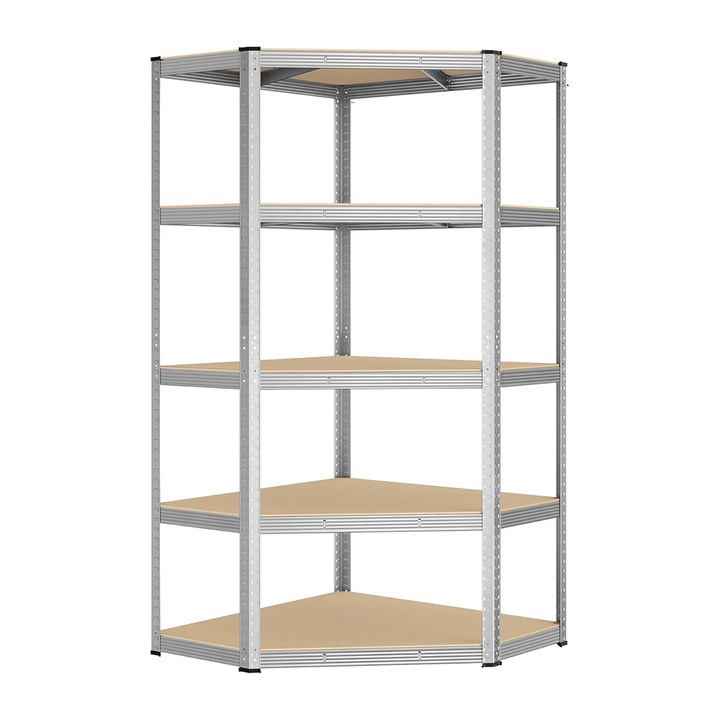 Timeless Tools 5 szintes sarok tárolópolc 70x70x180 cm