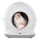Автоматичнатоалетназакотки,iHuntCatSmartLitterV6,WiFi,UVCстерилизация,дезодорантзапремахваненамиризми,Бял