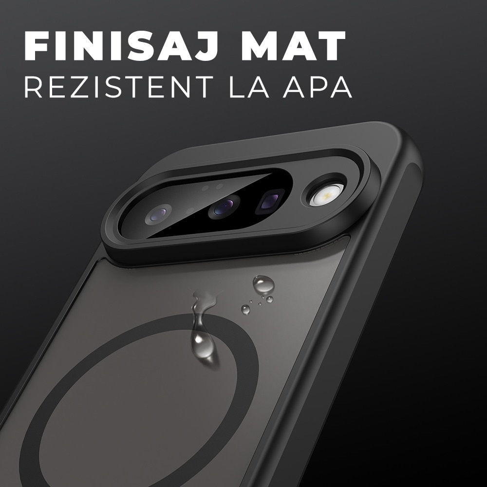 Husa pentru Google Pixel 10 Daden® HaloFrost II, MagSafe, Antisoc, Incarcare wireless, Calitate Premium, Negru