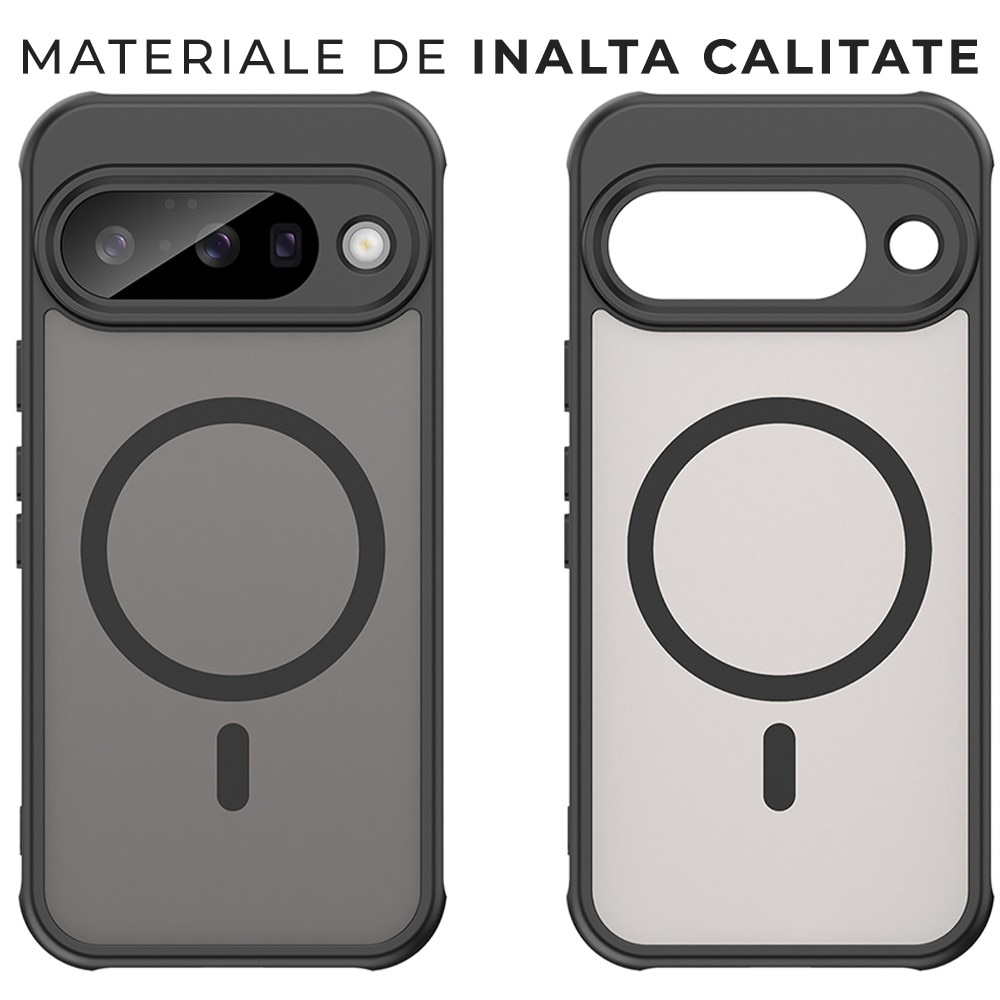 Husa pentru Google Pixel 10 Daden® HaloFrost II, MagSafe, Antisoc, Incarcare wireless, Calitate Premium, Negru