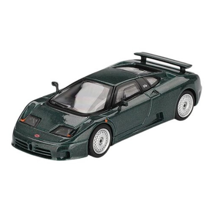 Bugatti Eb110 Gt sötétzöld 1995-ös modellautó 1:64 Mini GT MGT00968 L