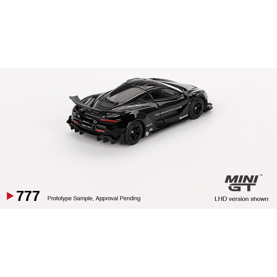 Macheta auto Mclaren 720s Lb-Works Black Lbwk 1:64 Mini GT