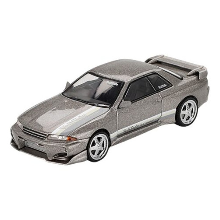 Nissan Skyline Gt-R (R32) Veilside Combat CI Veilside Combat szürke 2011 1:64 Mini GT MGT00971RHD modellautó