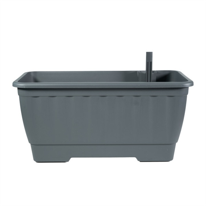 Ghiveci de balcon hidroponica FLAIR 61540 antracit 40 cm
