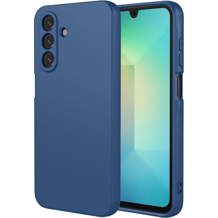 Samsung Galaxy A17 4G / A17 5G kompatibilis szilikon hátlaptok, matt, kék