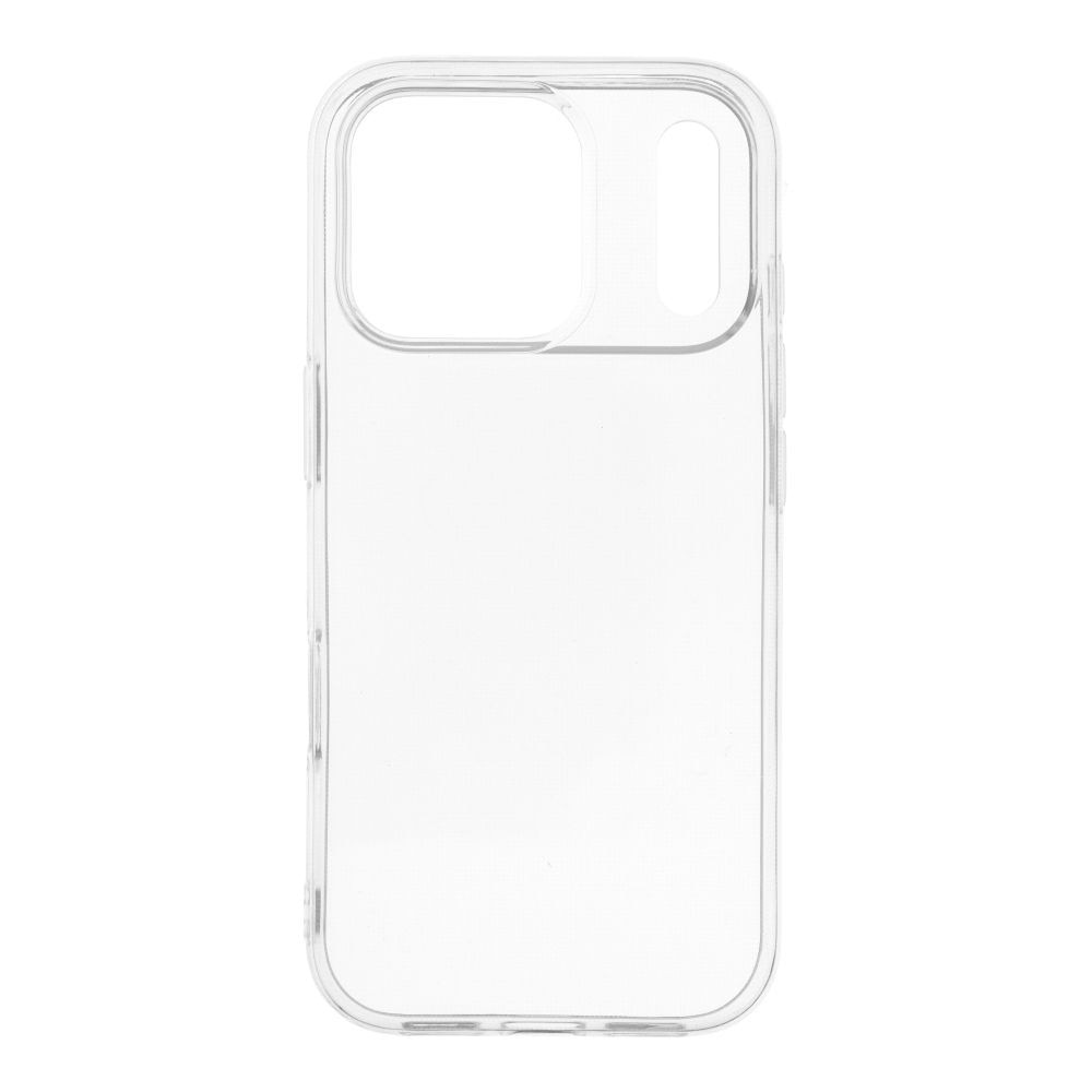 Husa de silicon compatibila cu iPhone 17 Pro, groasa, transparenta, cu protectie pentru camera, 2mm, Clear Case