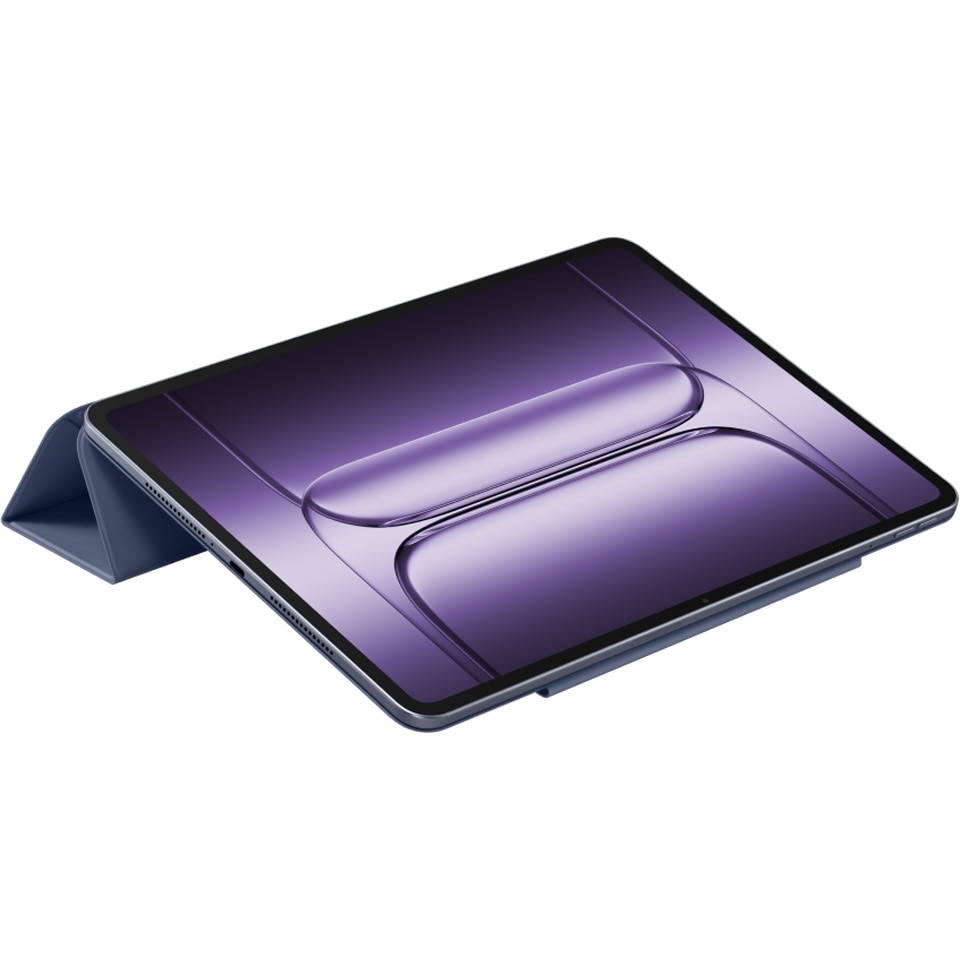 Husa de protecție OnePlus Pad 3 Folio Case, suport pen, albastru