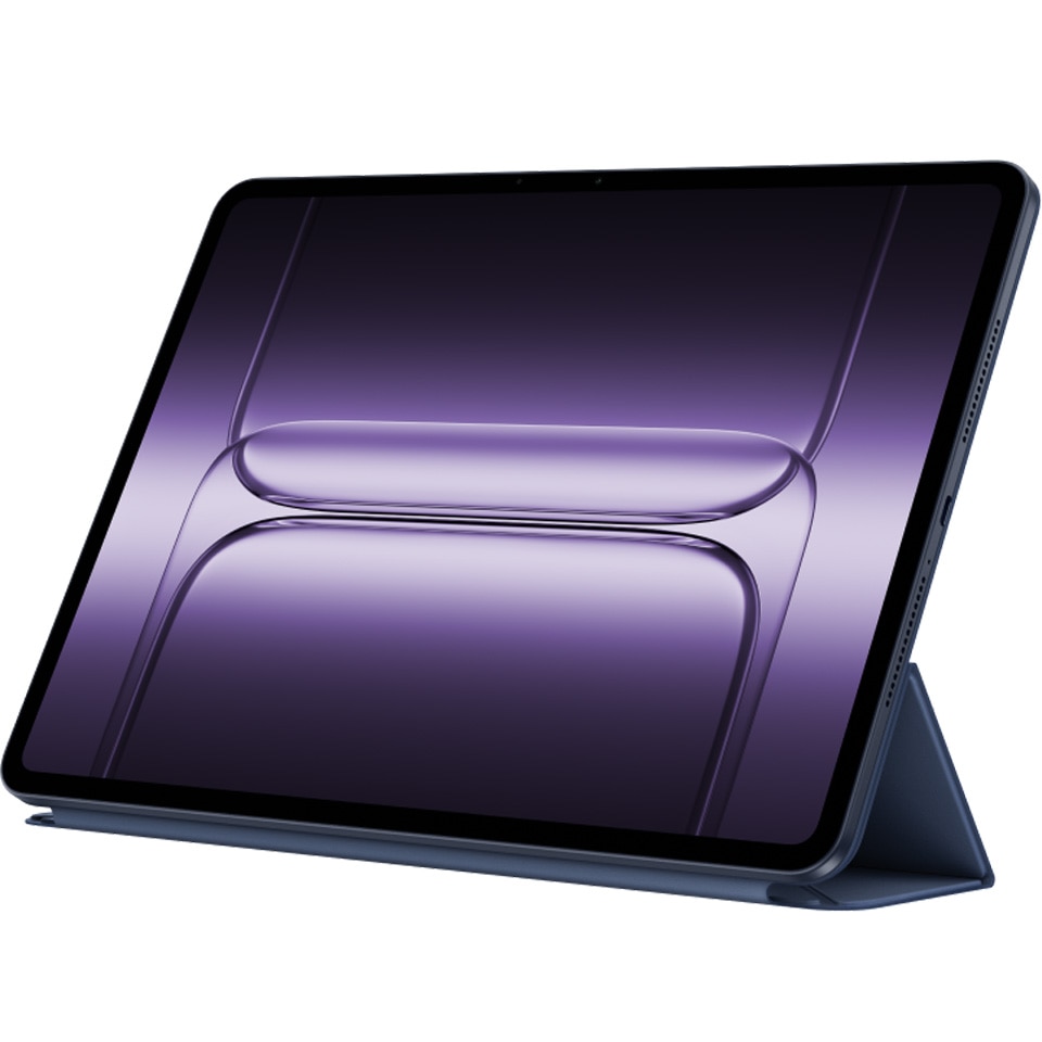 Husa de protecție OnePlus Pad 3 Folio Case, suport pen, albastru