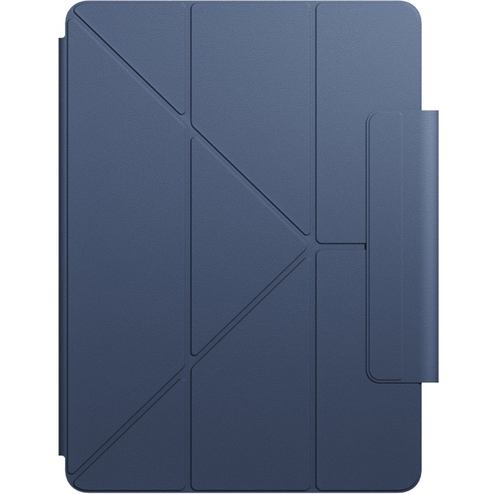 Husa de protecție OnePlus Pad 3 Folio Case, suport pen, albastru