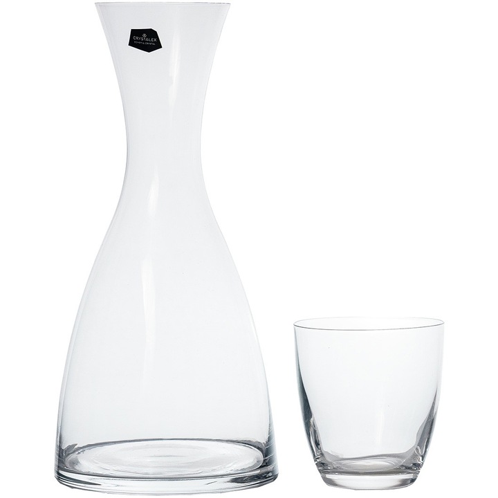 Set 5 piese Crystalex Kate, decantor 1200 ml + 4 pahare 300 ml