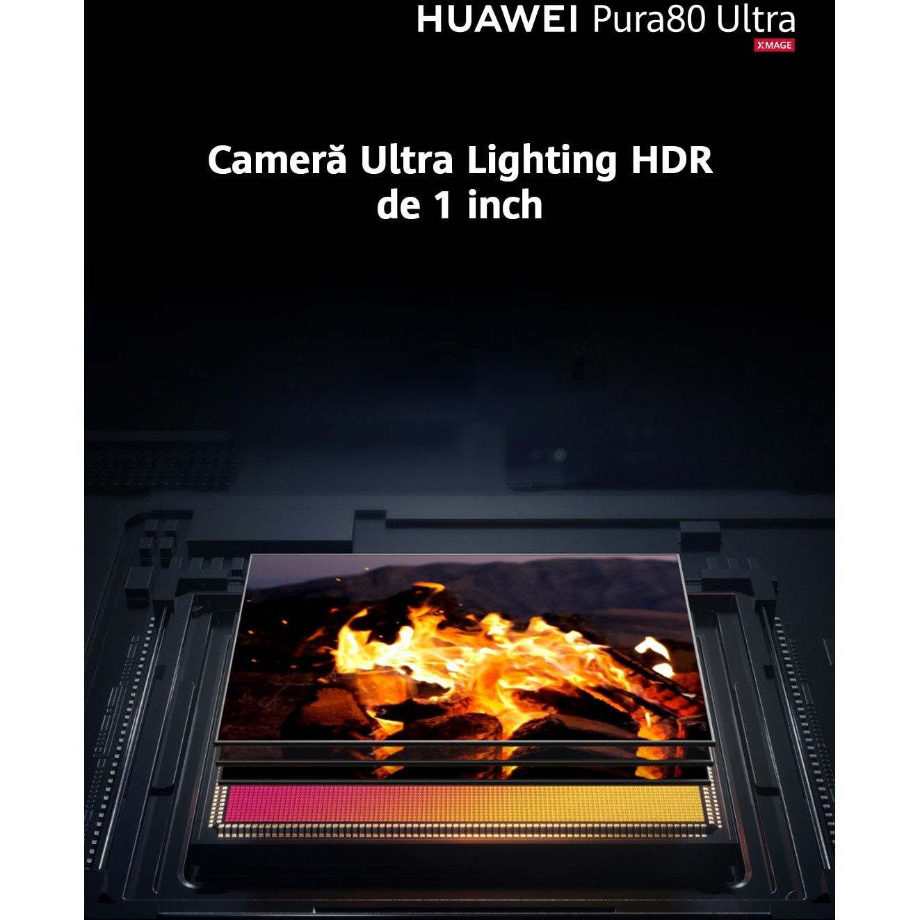 Telefon mobil Huawei Pura 80 Ultra, 512GB, 16GB RAM, Prestige Gold