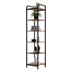 Biblioteca Raft Carti Lenmar DS-6 6 Niveluri Industrial Otel Maro-Vintage Negru 187x40x30cm Living Birou Hol