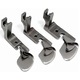 3 darabos fém varrótalp készlet szegéshez, ezüst, 1/8inch, 3/16inch, 1/4inch