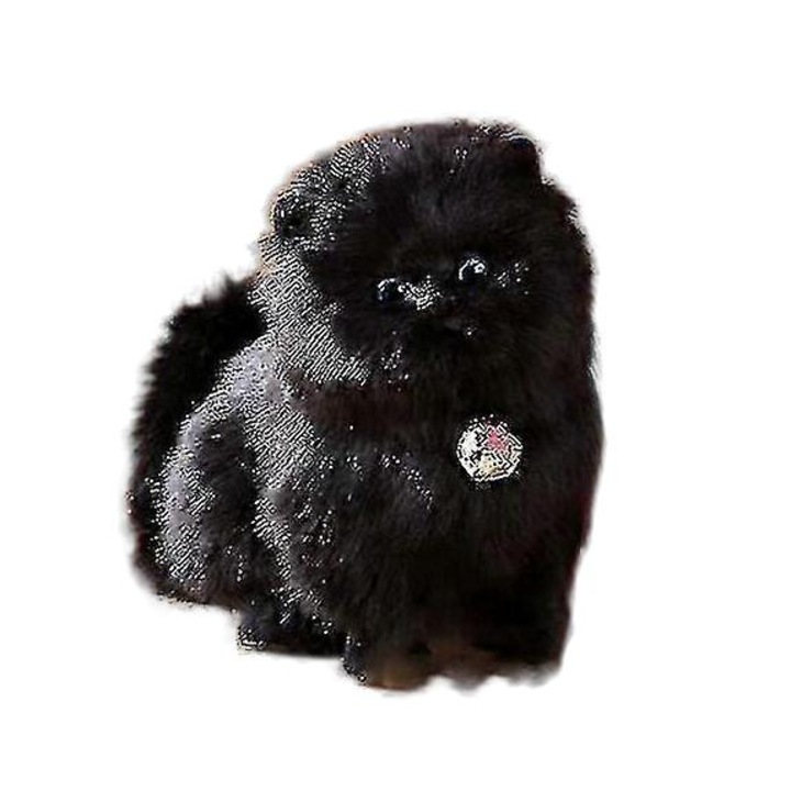 Elektronikus állatjáték, plüssmacska, 21x16x9cm, hangfunkcióval, elemkészlettel