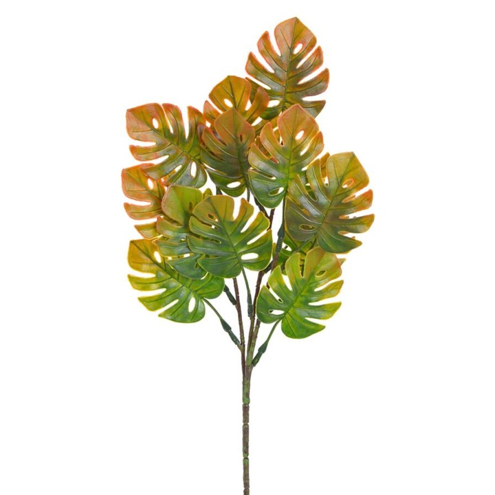 Planta artificiala, 48cm, multicolor, decorativ pentru terrarium