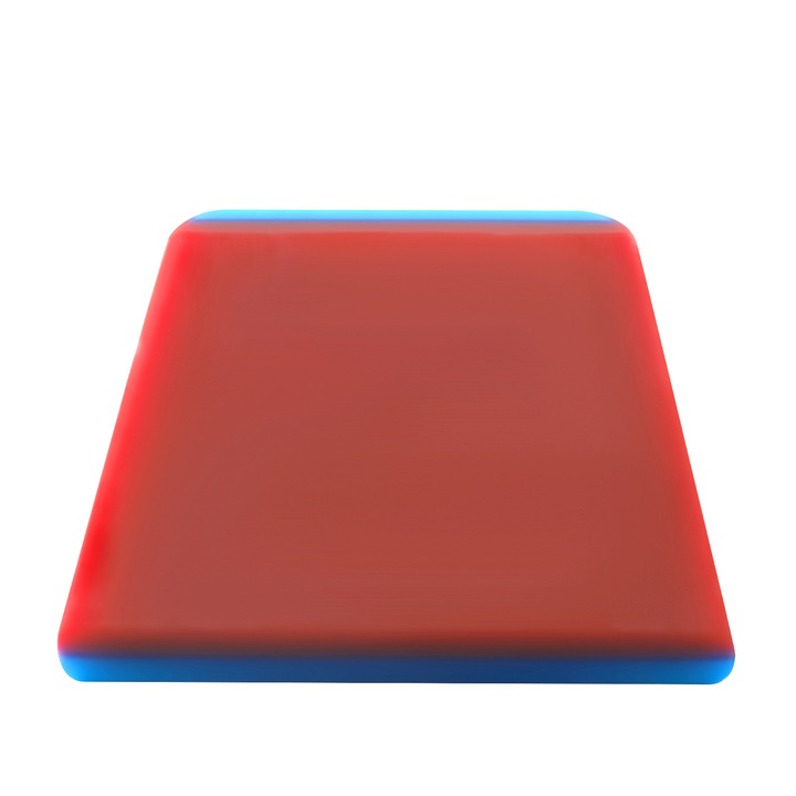 Kétoldalas PPF fóliatelepítő lehúzó, piros, kék