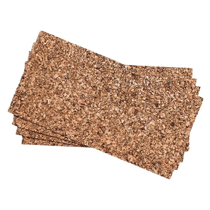 Decor natural pentru terarii Bioterr, fundal granulat de pluta, 50x33x2cm, sigur pentru animale