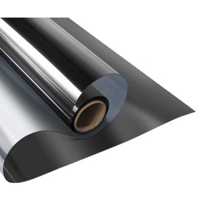 Fényvisszaverő ablakfólia beltéri telepítéshez és UV napvédelemhez FEKETE 45 x 300 cm