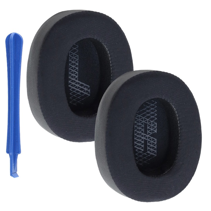 Nausnici racorosi Megara pentru JBL Live 650BTNC, 660NC, E65BTNC, piele proteinica, set 2 bucati