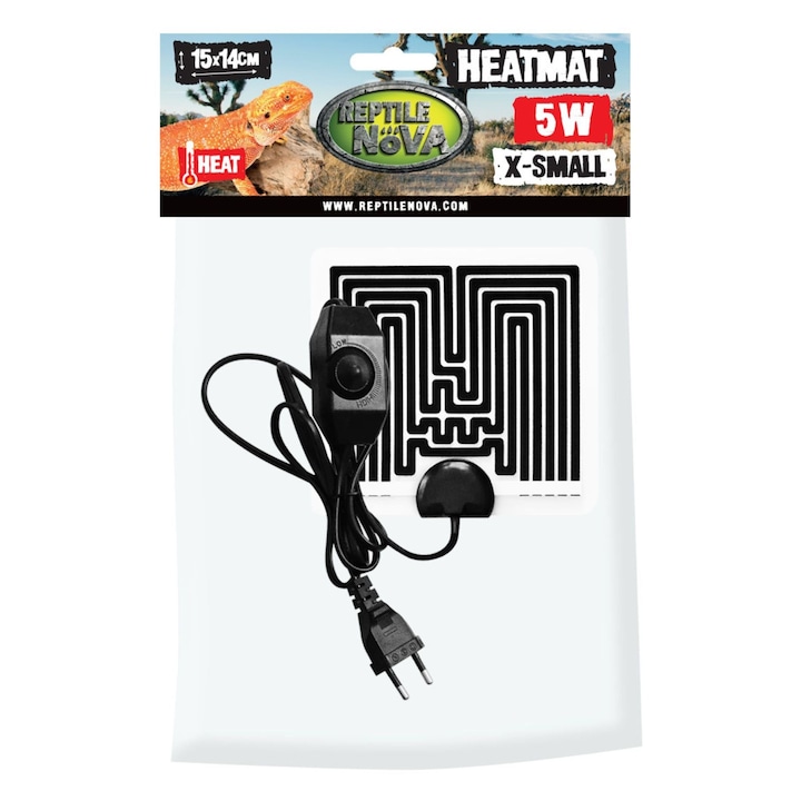 Reptile Nova HEATMAT-R100 XS fűtőszőnyeg, 5W, 15x14cm