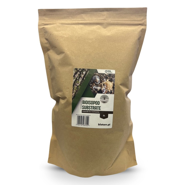 Substrat pentru Isopode, BIOTERR, 2l, natural, fara aditivi chimici