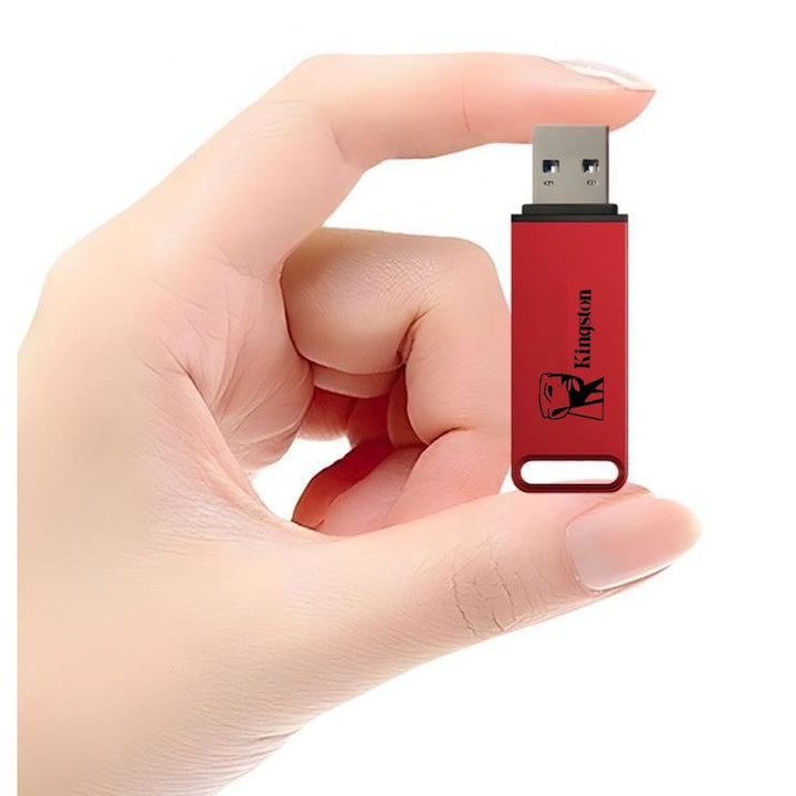 USB памет, 2TB, червена, пластмаса