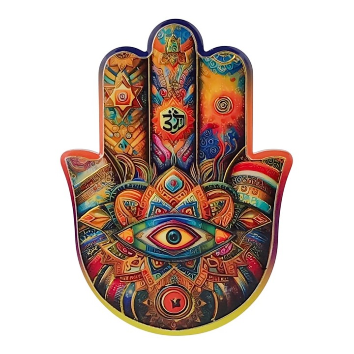 Suport din ceramica pentru pahar in forma de mana.11x15 cm M1