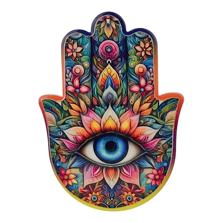 Suport din ceramica pentru pahar in forma de mana.11x15 cm M4